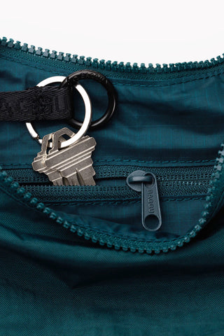 Small Nylon Crescent Bag - Deep Sea