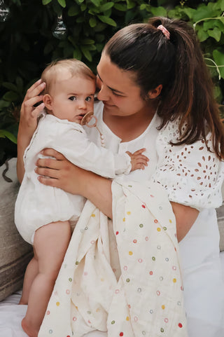Smiley Face Cotton Swaddle