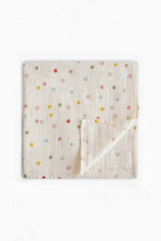 Smiley Face Cotton Swaddle