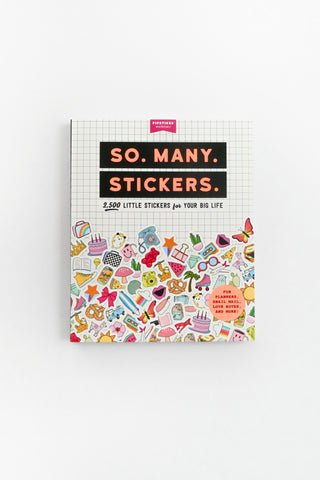 So. Many. Stickers. Book