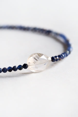 Sodalite + Tourmaline Bracelet