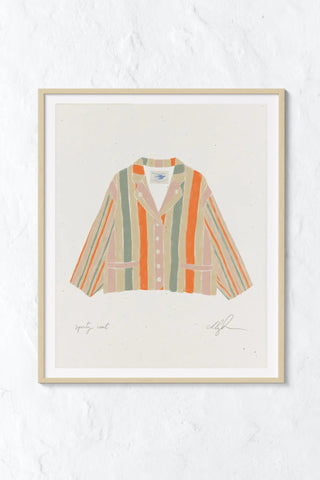 Sporty Coat Art Print