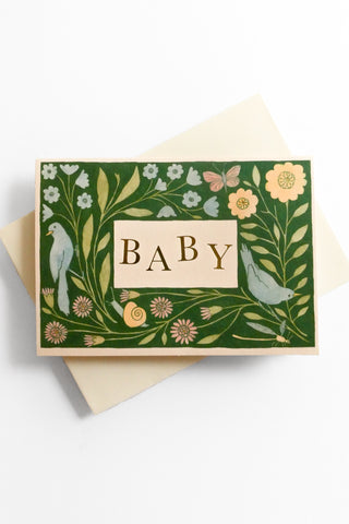 Springtime 'Baby' Greeting Card