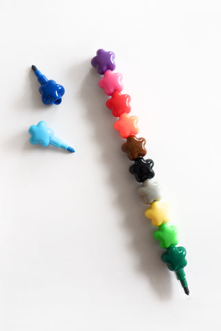 Stack of Stars Stacking Crayons