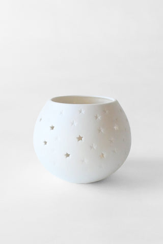 Stars Porcelain Tealight Cup