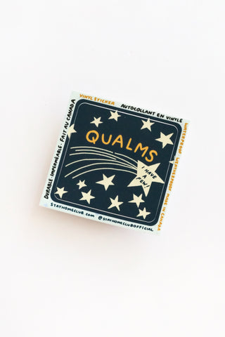 Qualms Vinyl Sticker