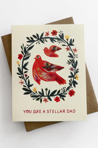 Stellar Dad Greeting Card