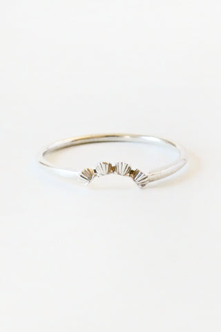 Sterling Silver Seashell Ring