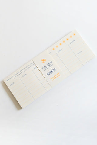 Suns Weekly Planner, Risograph Notepad