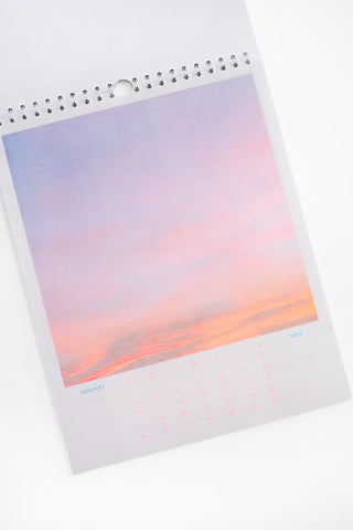 Sunsets 2027 Risograph Wall Calendar