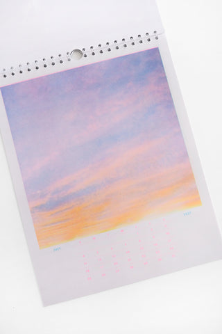 Sunsets 2027 Risograph Wall Calendar