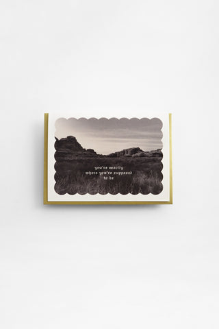 Supposed To Be Greeting Card
