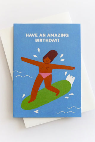 Surf’s Up Birthday Greeting Card