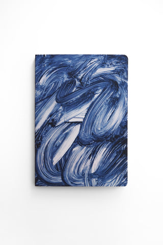 Swooshy Blue Sketchbook