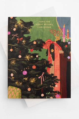 T'was the Night Cozy Christmas Greeting Card