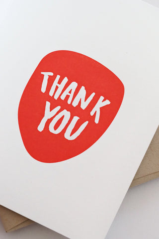 Thank You Cheetah Greeting Card