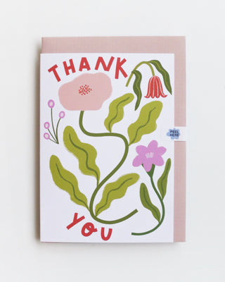 Thank You Florals Greeting Card