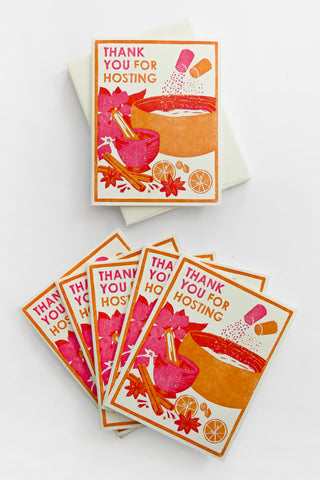 Thank You For Hosting Greeting Card Box