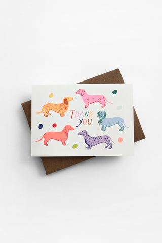 Thank You Pups  Greeting Card