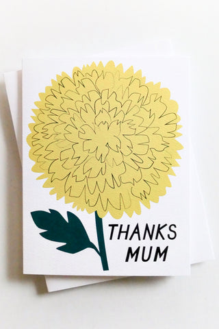 Thanks Mum Greeting Card