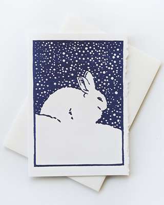 The Christmas Rabbit Greeting Card