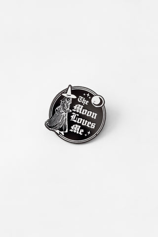The Moon Loves You Enamel Pin