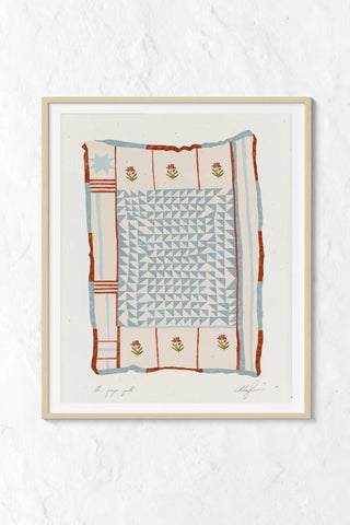 The Prayer Quilt Art Print