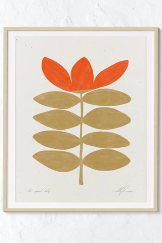 The Proud Tulip Art Print