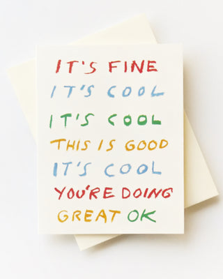 This Is Good Greeting Card
