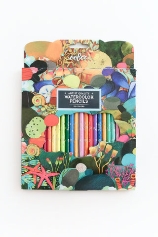 Tidepool 24 Watercolor Pencils