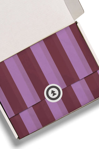 Lilac Stripes Tissue Paper