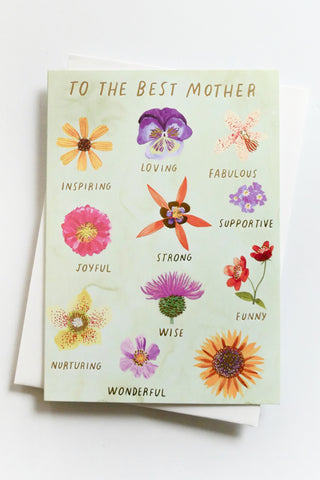 To The Best Mother Greeting Card