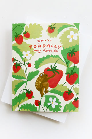 Toadally Favorite Greeting Card