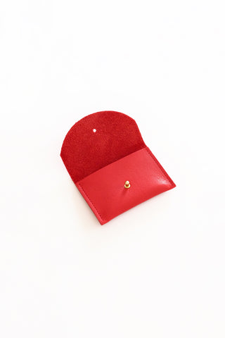 Tomato Leather Cardholder
