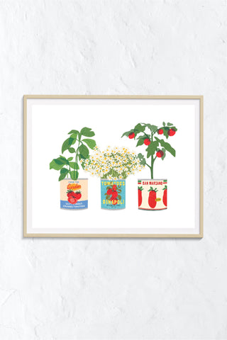 Tomato Plants Art Print