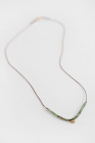 Tourmaline + Diamond Necklace