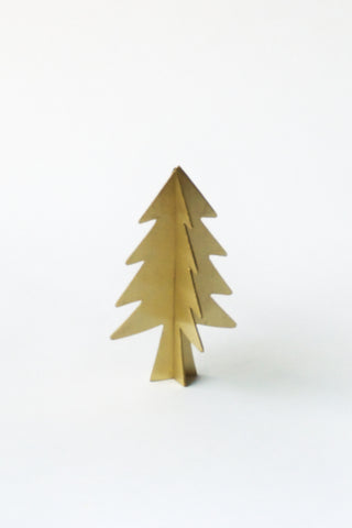 Small Brass Christmas Tree