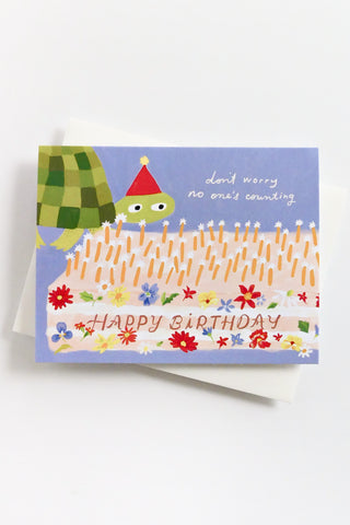 Turtle Birthday Greeting Card