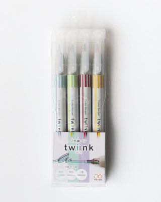 Twiink 2 Color Pen, Pack of 4
