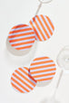 Violet + Orange Striped