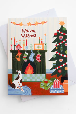 Warm Wishes Christmas Greeting Card
