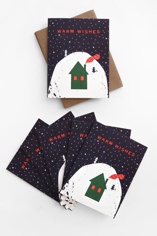 Warm Wishes Cozy Cabin Greeting Card Set