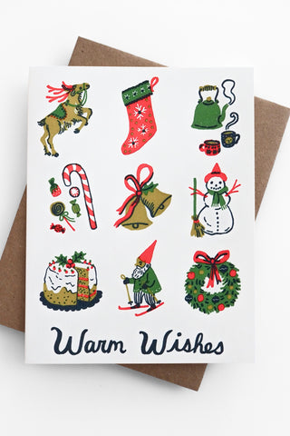 Warm Wishes Greeting Card