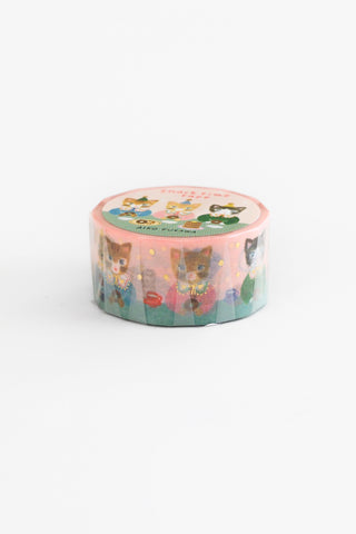 Washi Tape Aiko Nunokawa Cat Snacks