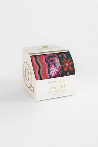 Wavy Daisy Washi Tape Set
