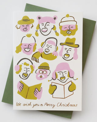 'We Wish You A Merry Christmas' Greeting Card