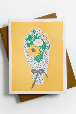 Wedding Bouquet Greeting Card