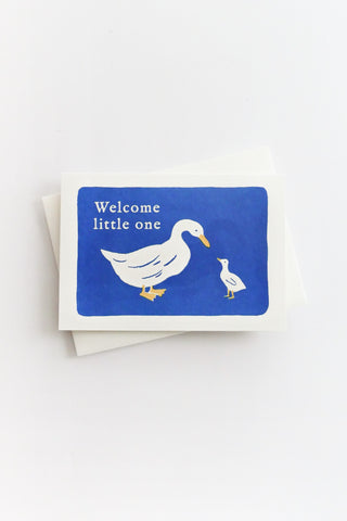 Welcome Little One Notelet Greeting Card