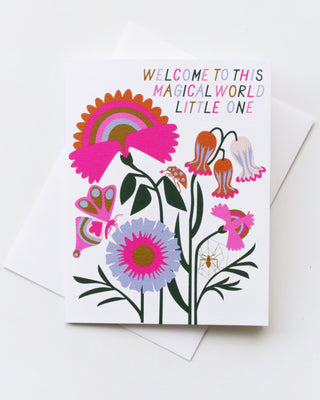 Welcome to this Magical World Greeting Card