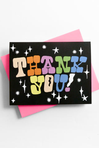 Western Thank You Greeting Card